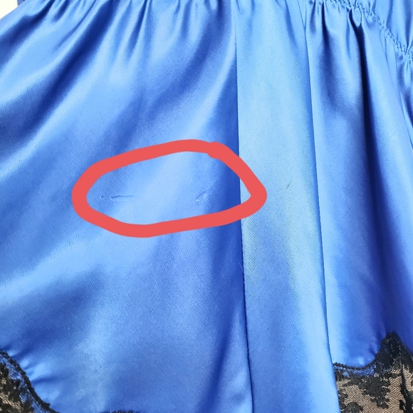 Vintage Barbizon Lingerie Lace Blue One Piece - Picture 13 of 13